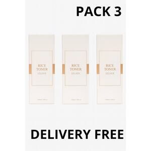 3 Pack - I'm from Rice Toner, Milky Toner for Glowing Skin, 77.78% Rice Extract